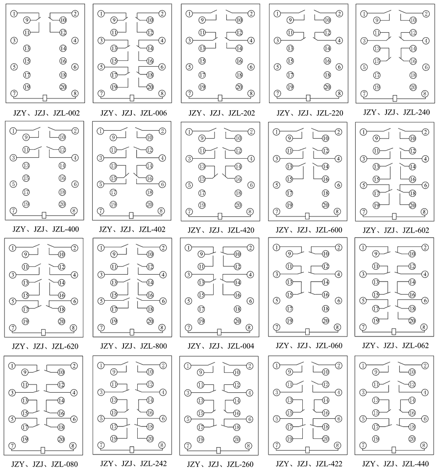 JZJ-620内部接線圖