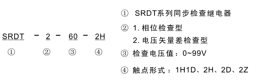 SRDT-2-60-1H1D選型說明