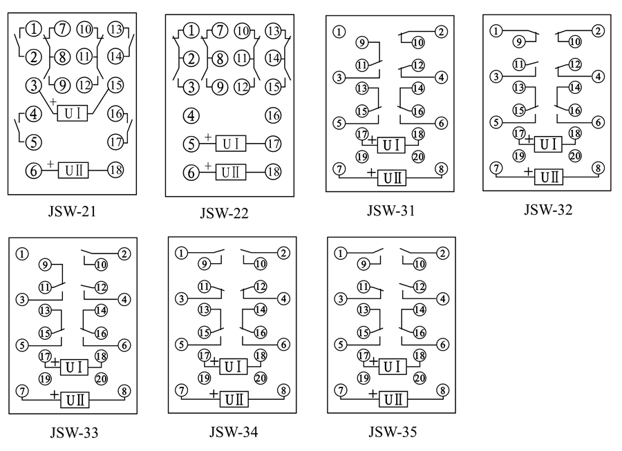 JSW-32内部接線圖