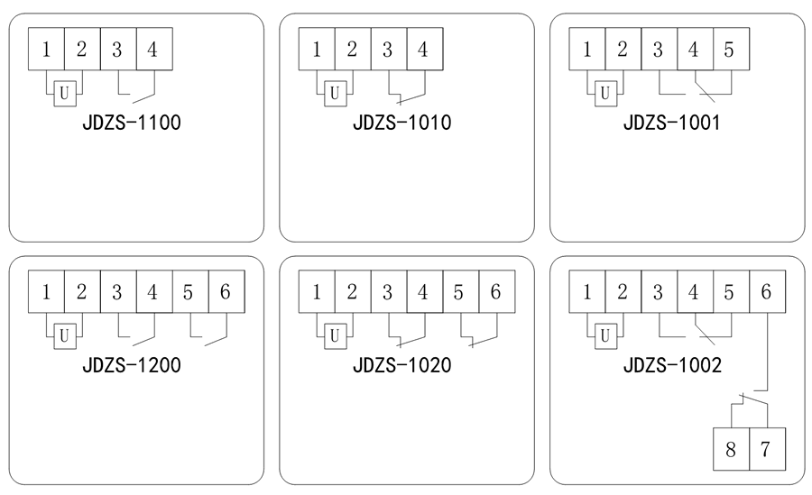 JDZS-1020内部接線圖